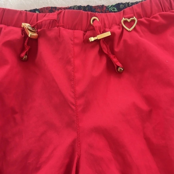 Obermeyer Girls M 4/5 Pattern reversible to Red ski snowboard pants, play EUC - Picture 7 of 11